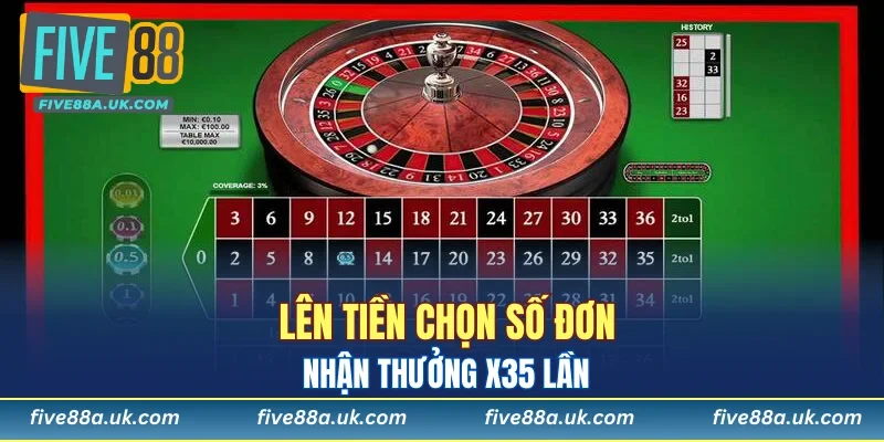 Lên tiền chọn số đơn nhận thưởng x35 lần